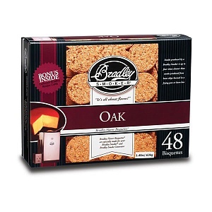 картинка Дуб(Oak), в упаковке по 120 шт. Bradley Smoker