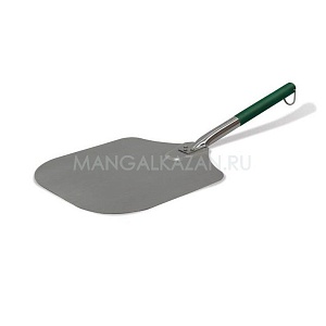 картинка МИГ-375 Лопатка для пиццы алюминиевая с зеленой ручкой Big Green Egg