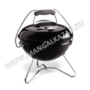 картинка Портативный угольный гриль Weber Smokey Joe Premium 37 см Черный