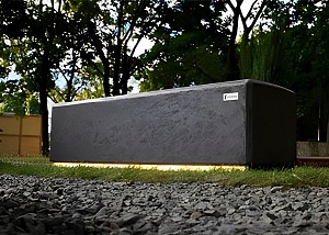 картинка МИГ-1600 Скамья Concretika Stronehenge bench с подсветкой