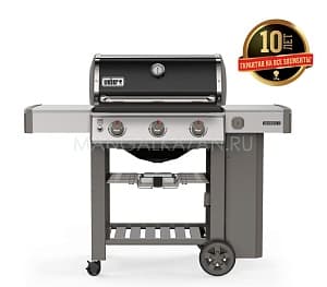 картинка Газовый гриль Weber Genesis II E-310 GBS Черный