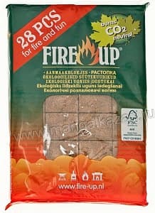 картинка ЭКО средство для розжига Fire-Up, 28 шт